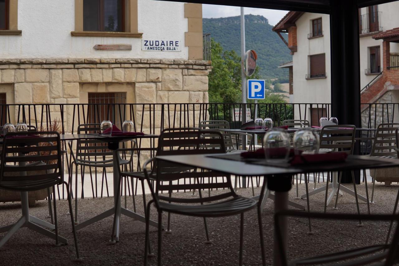 Hostal Restaurante Ibaisek Zudaire Exterior foto